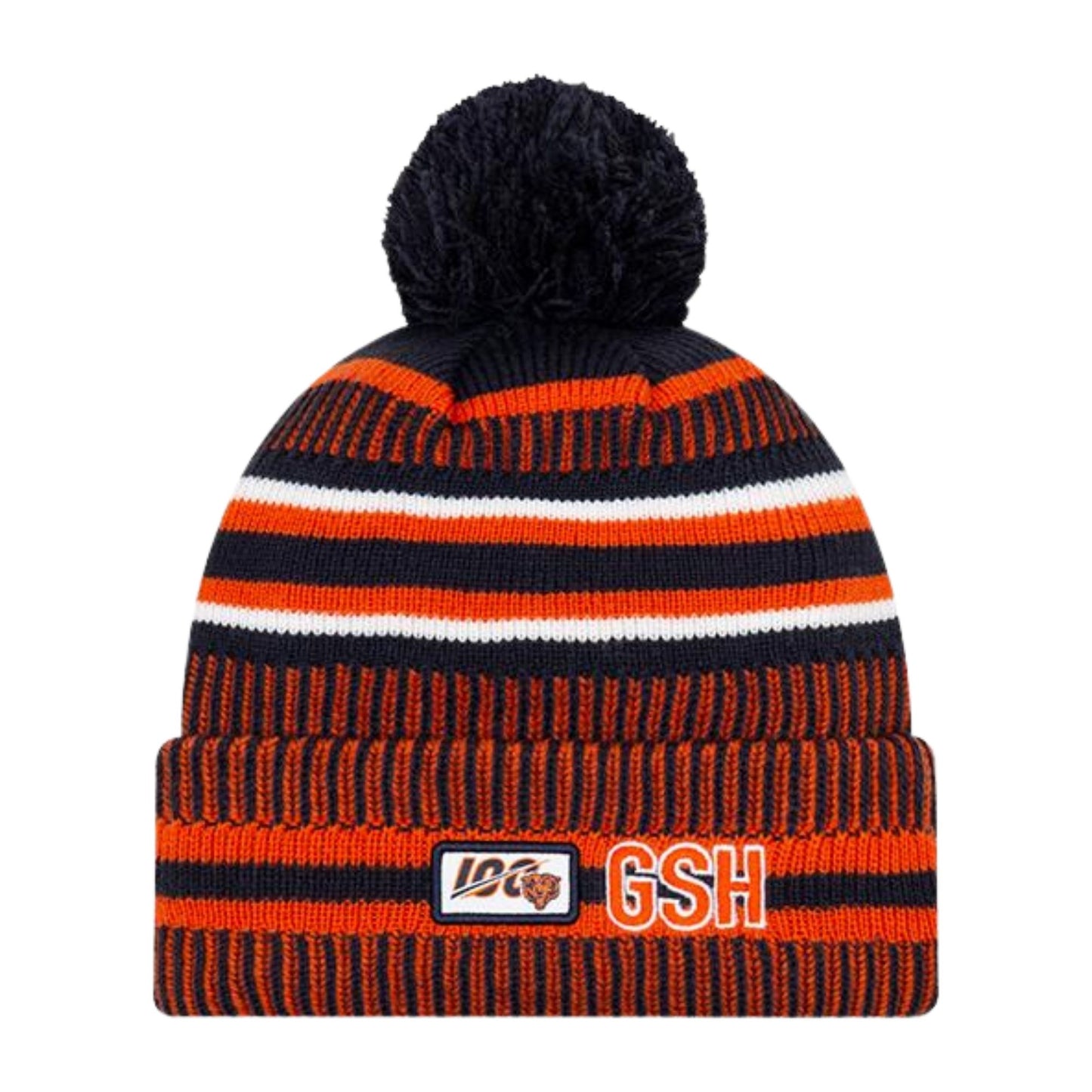 Chicago Bears On-Field Cold Weather Home Sport Knit - 'B' Logo