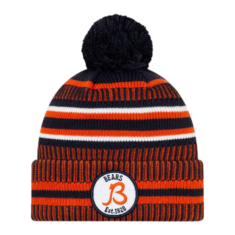 Chicago Bears On-Field Cold Weather Home Sport Knit - 'B' Logo
