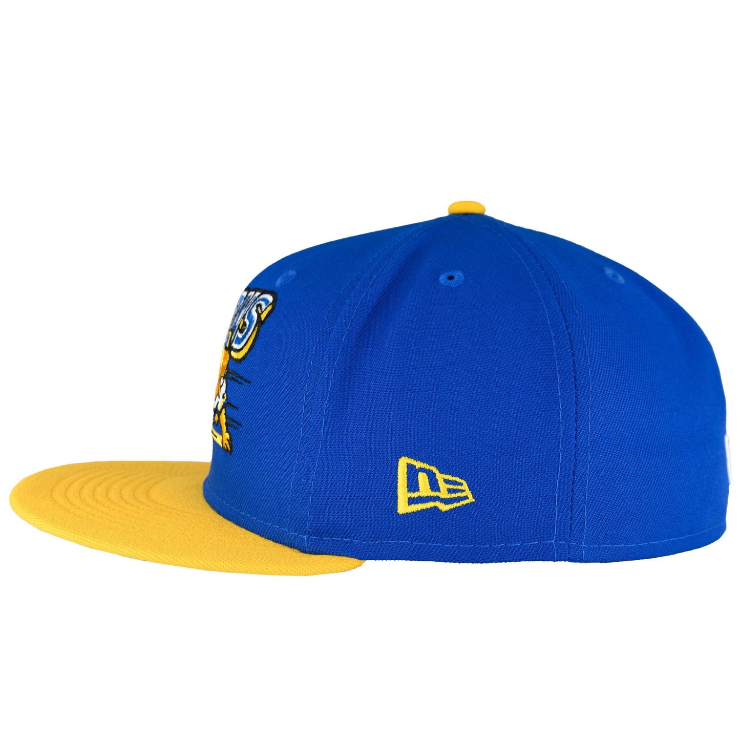 Buffalo Bisons Blue Azure/.Gold/Sky UV New Era 59FIFTY Fitted Hat