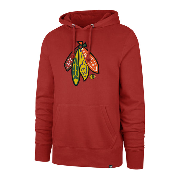 Men's Old Time Hockey NHL Chicago Blackhawks Lacer Heavyweight Pullover  Hoodie