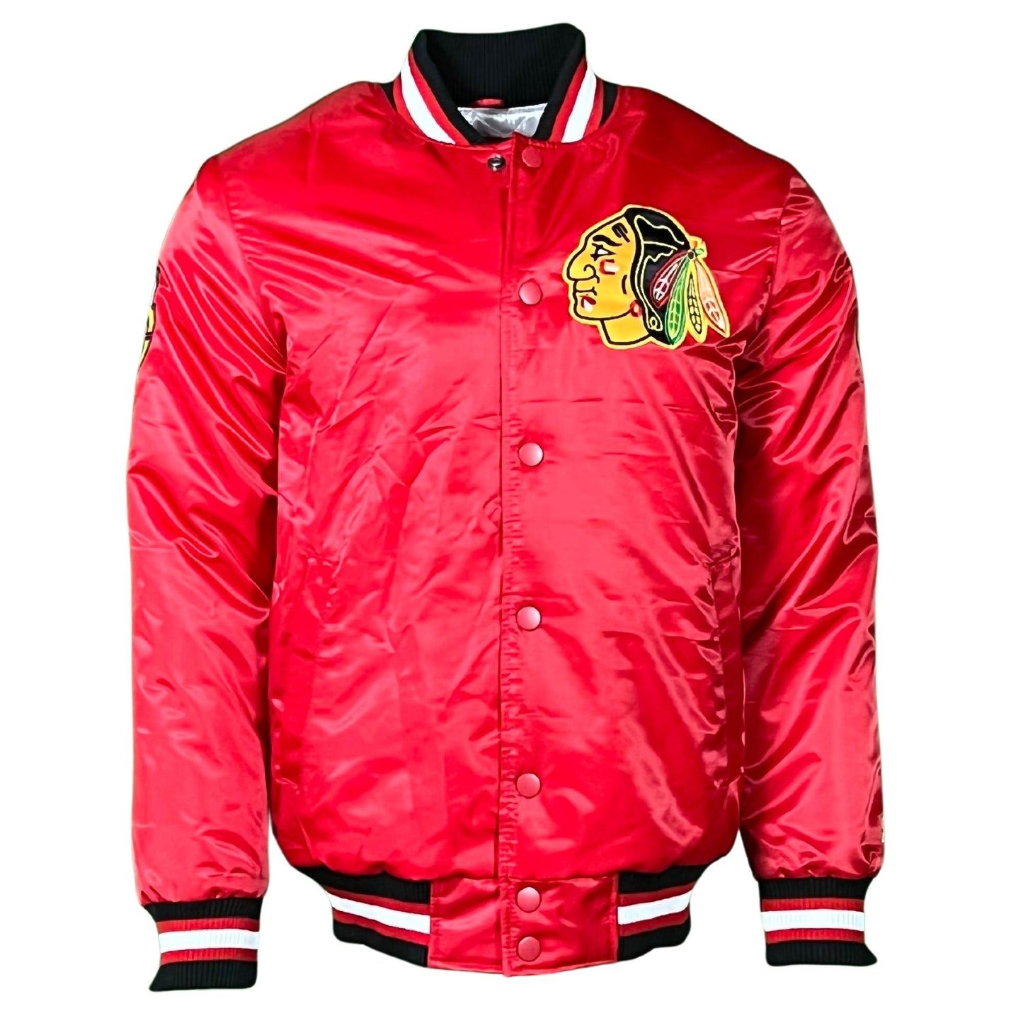 Chicago Blackhawks Red Vintage Starter Jacket