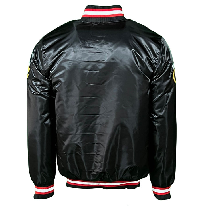 Chicago Blackhawks Black Vintage Starter Jacket - Clark Street Sports