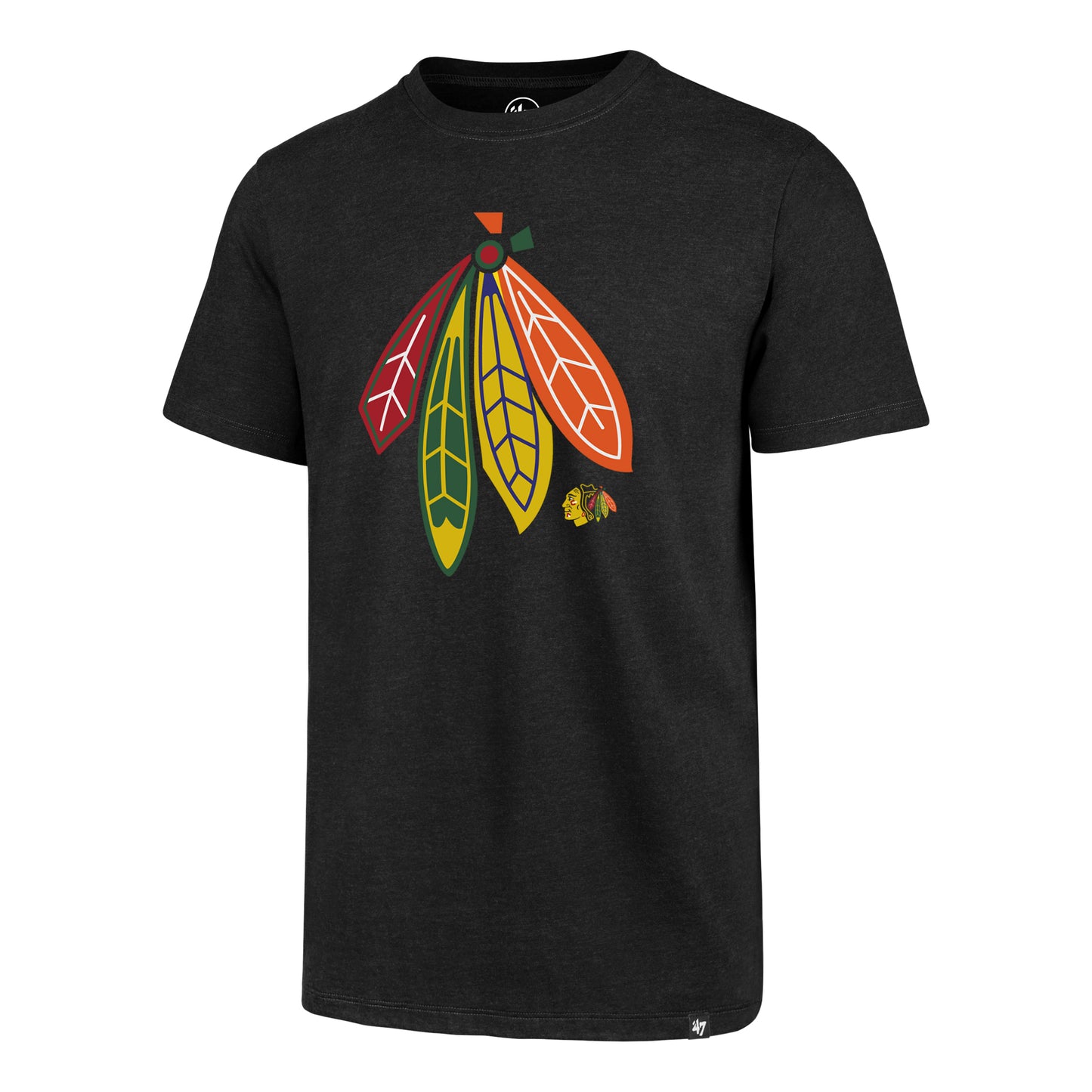 Chicago Blackhawks Black Feather Club Tee