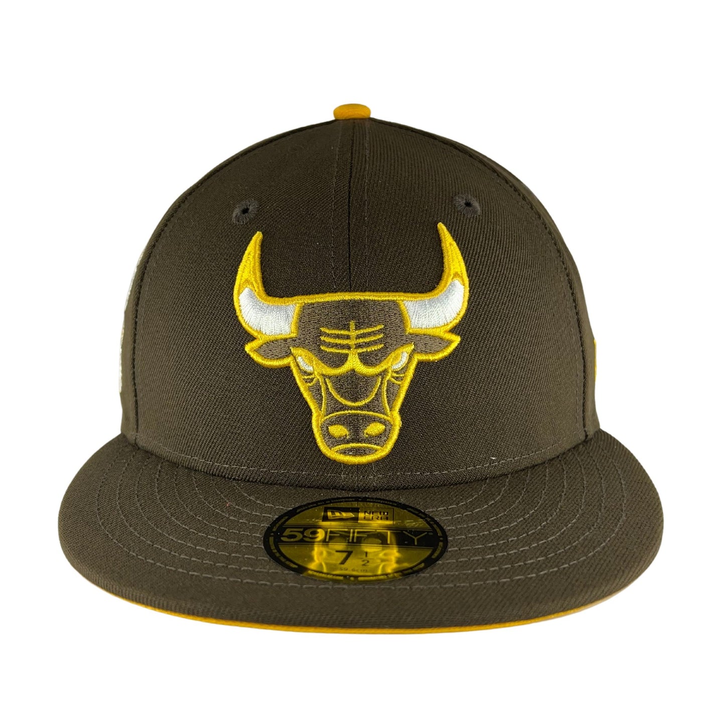 Chicago Bulls Dia de Los Padres Brown/Gold New Era 59FIFTY Fitted Hat