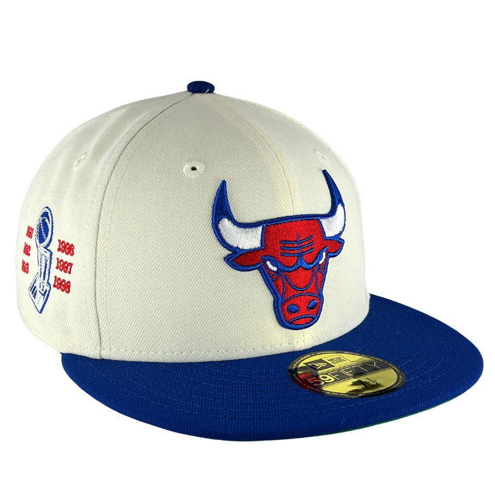 Chicago Bulls Chrome Royal New Era 59FIFTY Fitted Hat