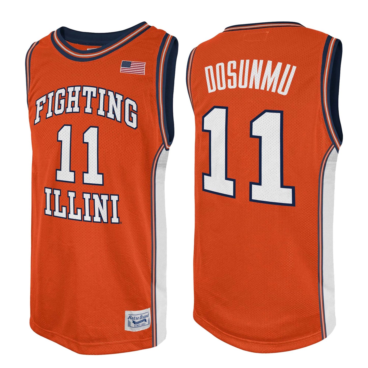 Ayo Dosunmu University of Illinois Fighting Illini Replica Jersey