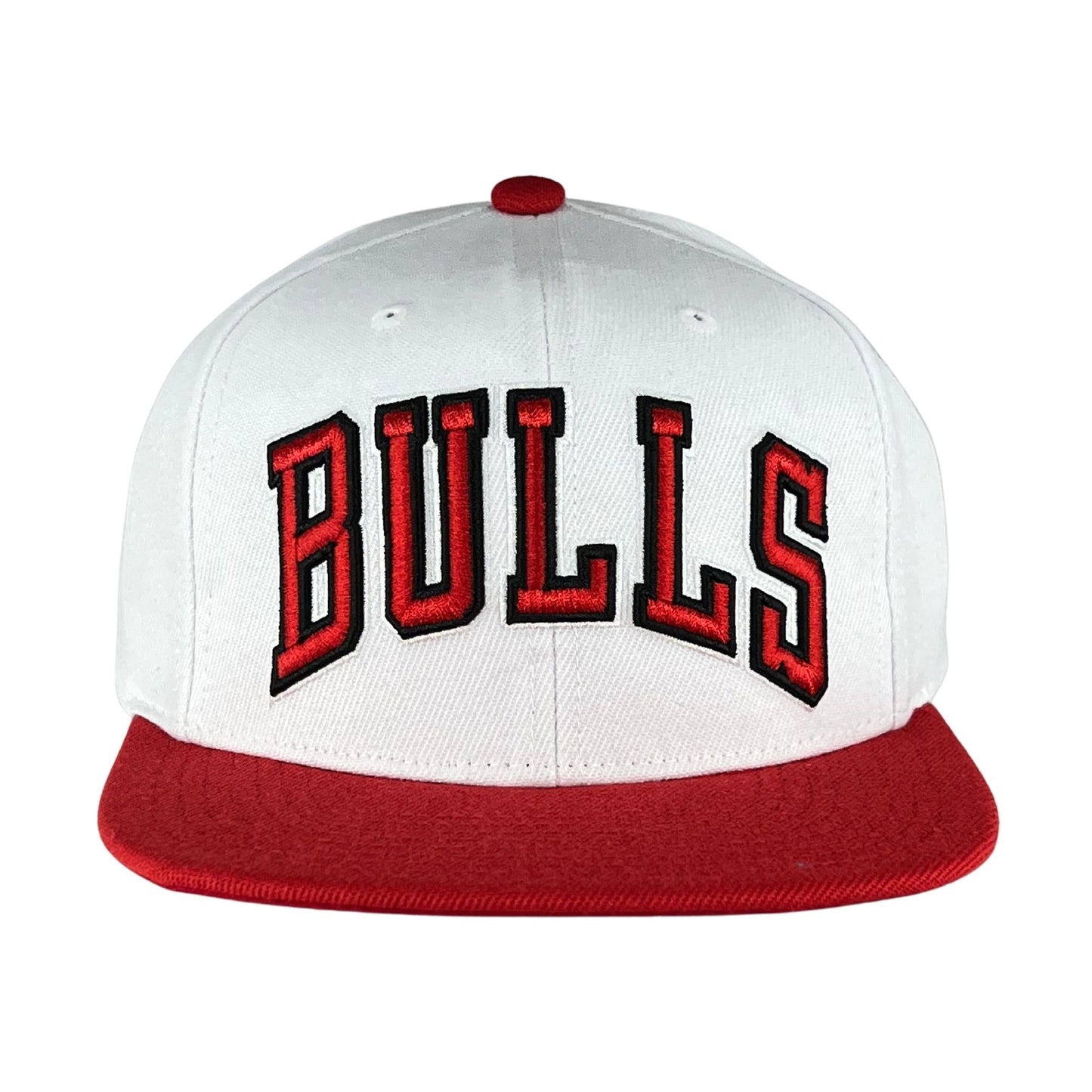 Chicago Bulls White Red Core Snapback Hat