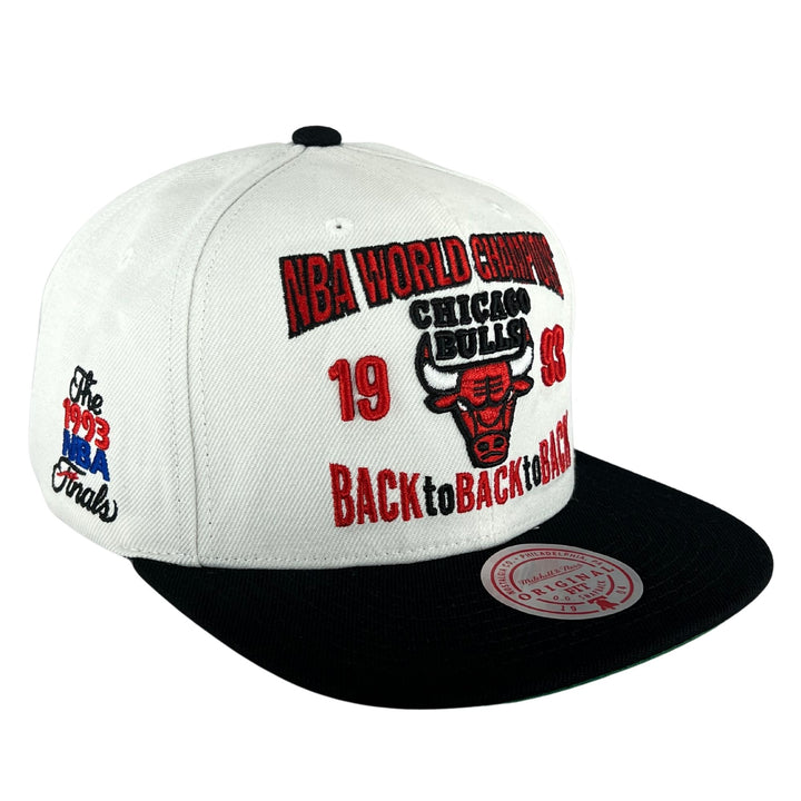 Chicago Bulls Back to Back to Back 1993 NBA Champs Snapback Hat