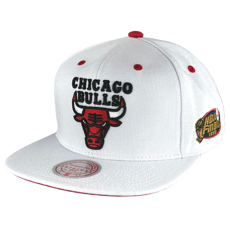 Chicago Bulls 1998 NBA Finals White Snapback Hat