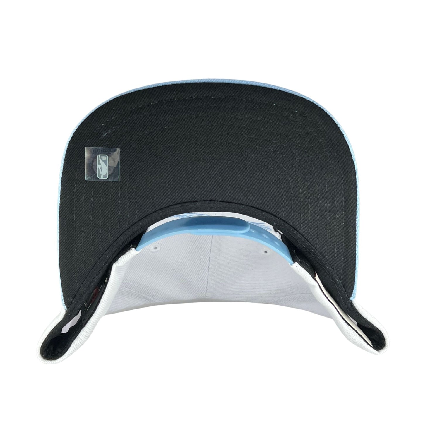 Chicago Bulls White/Columbia Blue Snapback Hat