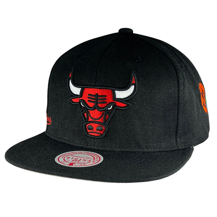 Chicago Bulls Area Code Black Snapback Hat