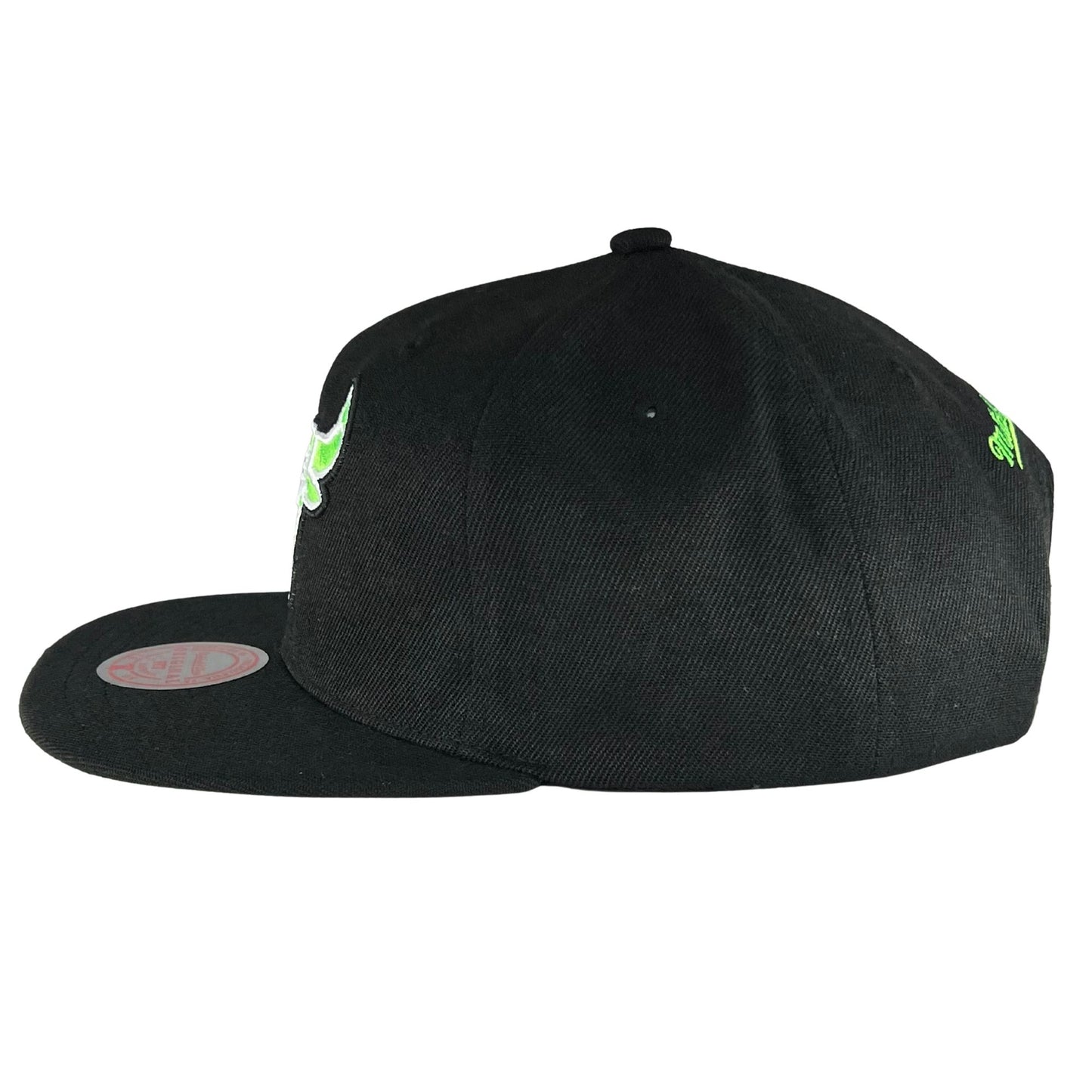 Chicago Bulls Black/Lime Snapback Hat