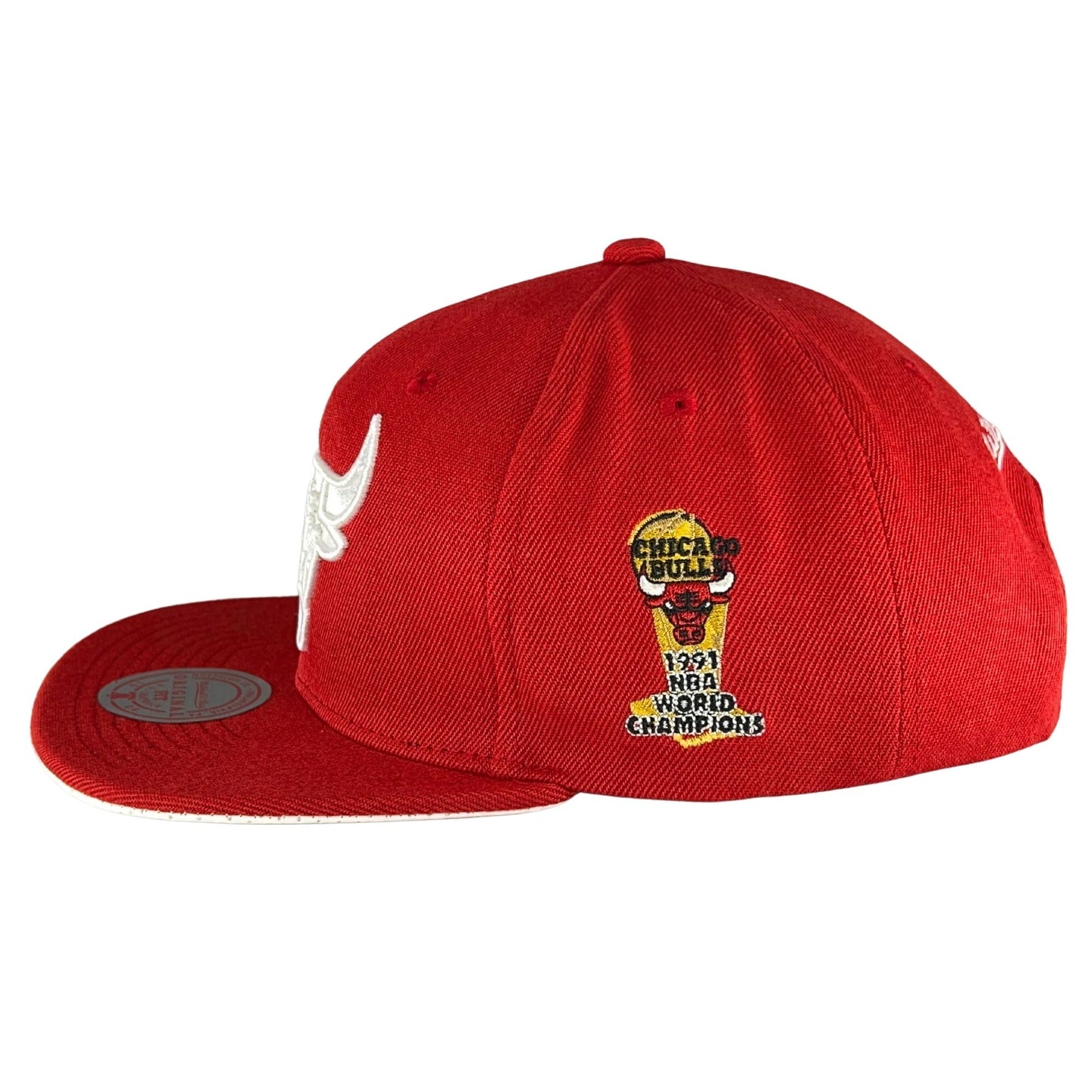 Chicago Bulls Red 1991 NBA World Champions Snapback Hat