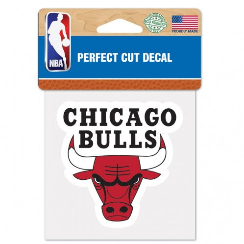 Chicago Bulls 4"x4" Perfect Cut Decal