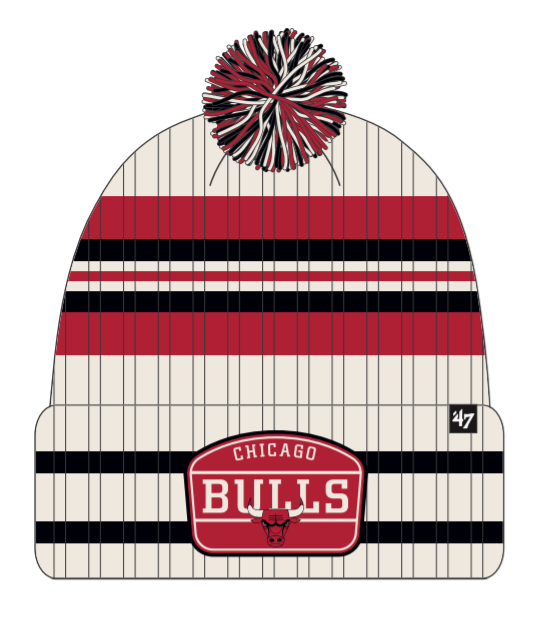 Chicago Bulls Hone With Patch '47 Cuff Knit Hat