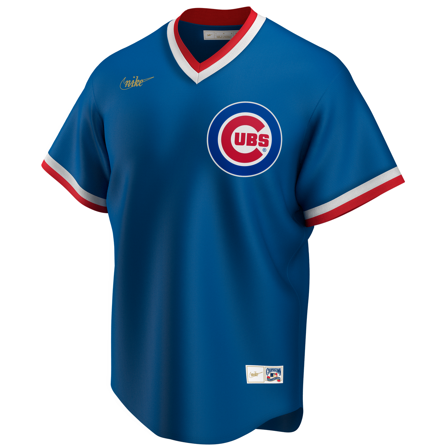 Chicago Cubs Nike Cooperstown Royal V Neck Jersey Clark Street Sports