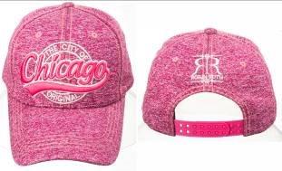 Chicago heather pink hat