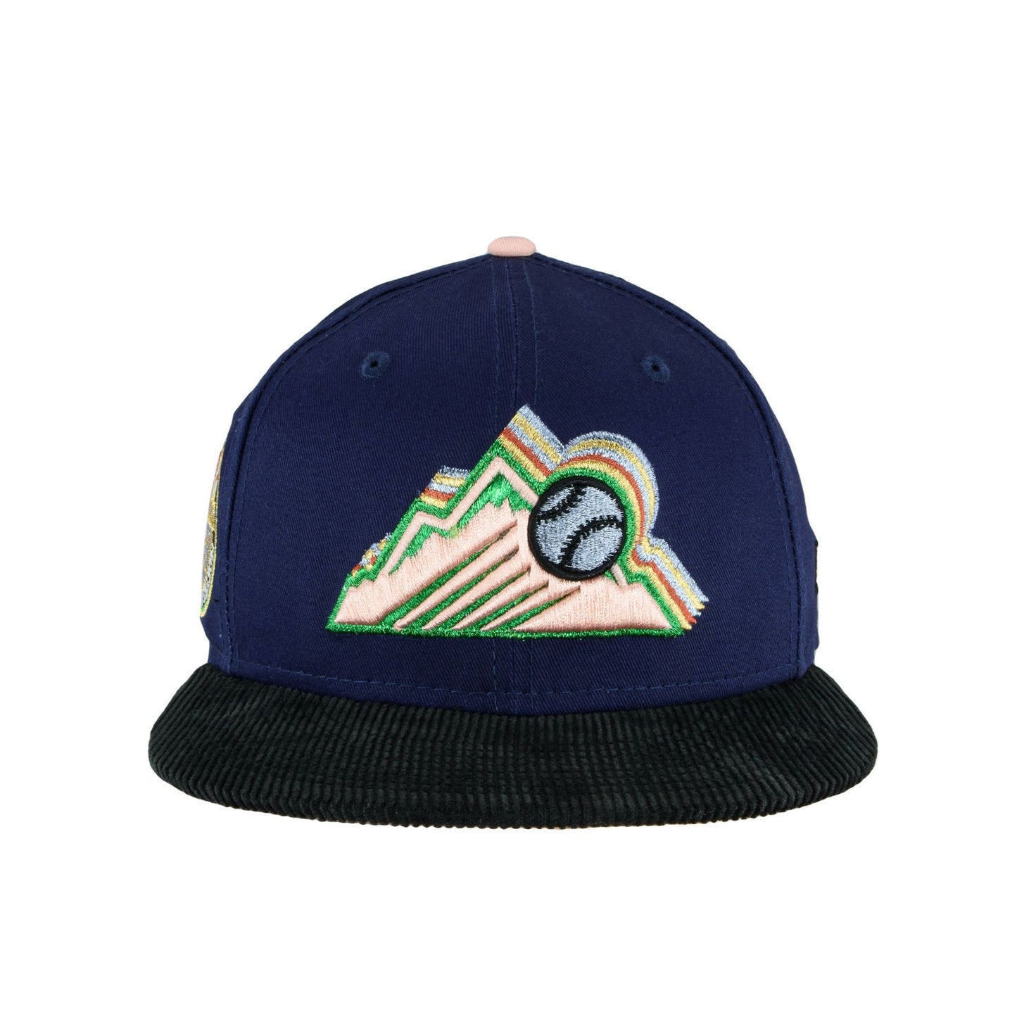 Colorado Rockies Light Navy/Black Cord New Era 59FIFTY Fitted Hat