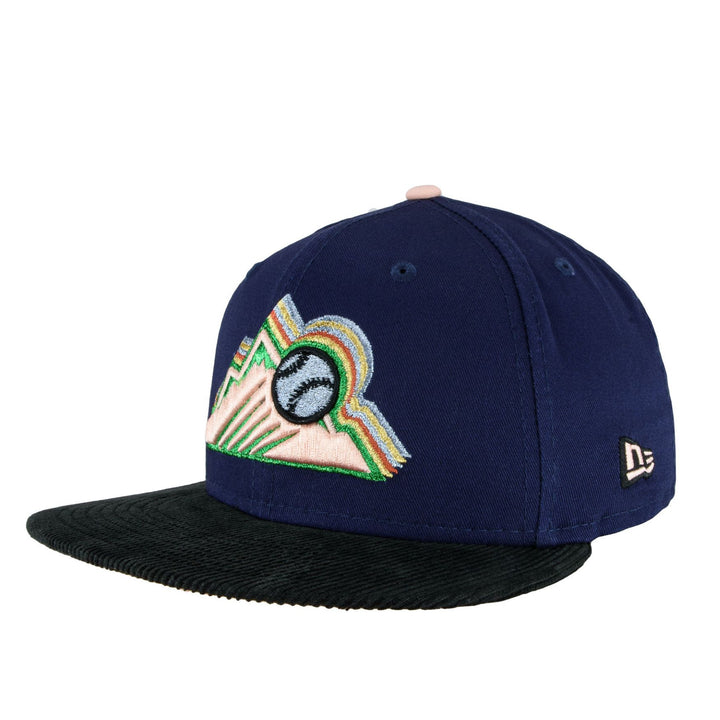 Colorado Rockies Light Navy/Black Cord New Era 59FIFTY Fitted Hat