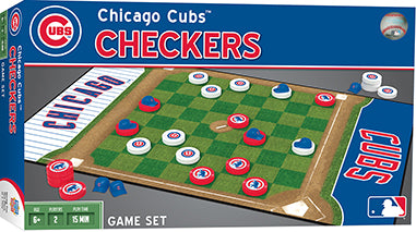 Chicago Cubs Checkers Game Set