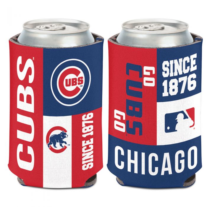 Chicago Cubs Color Block 12oz. Can Cooler
