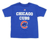 Chicago Cubs Royal Boys logo Tee