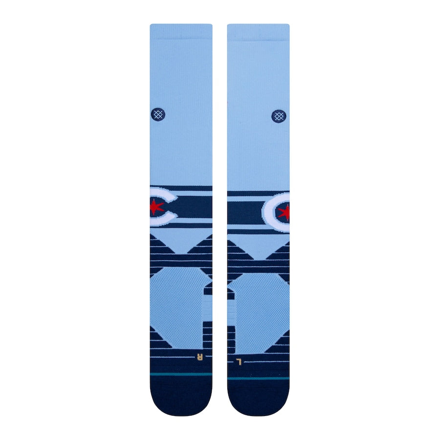 Chicago Cubs City Connect Over the Calf On Field Men's Socks – Clark ...