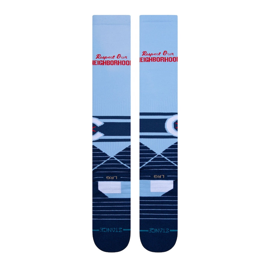 Chicago Cubs City Connect Over the Calf On Field Men's Socks