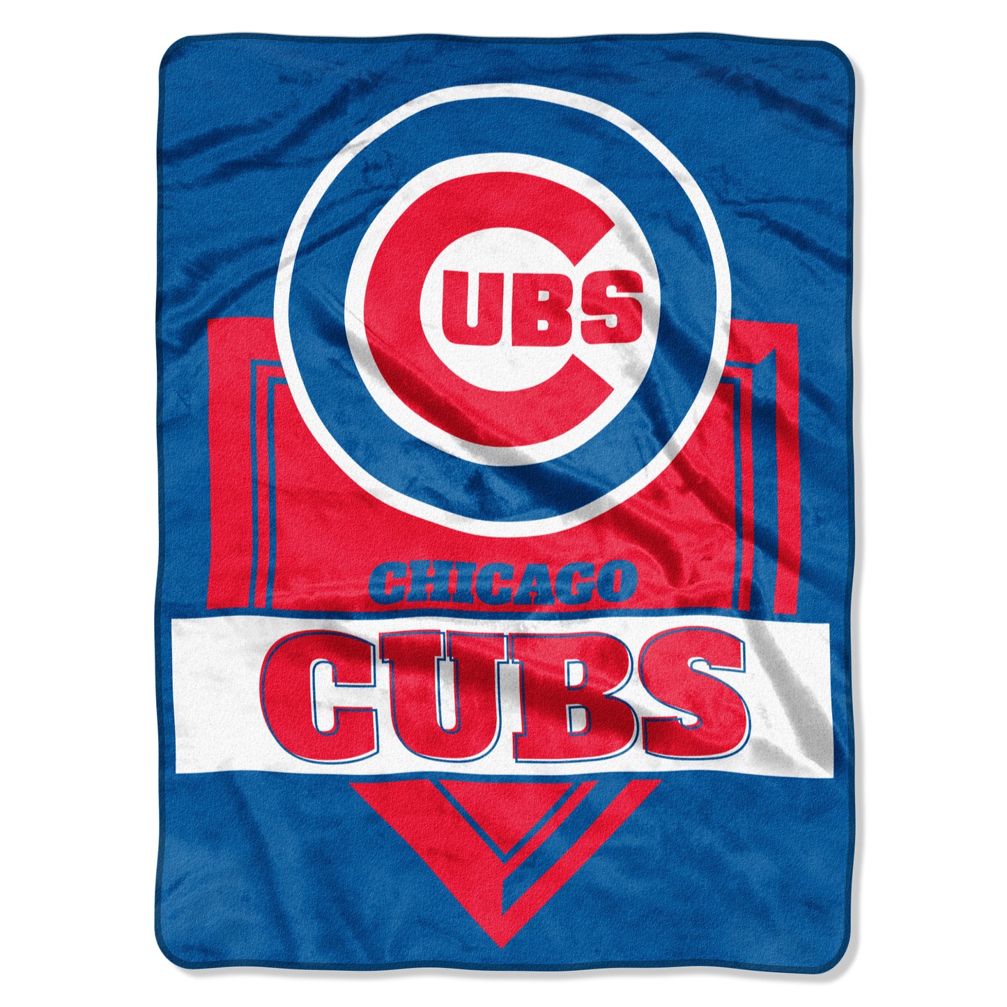 Chicago Cubs Royal Plush Raschel 60 in. x 80 in. Blanket