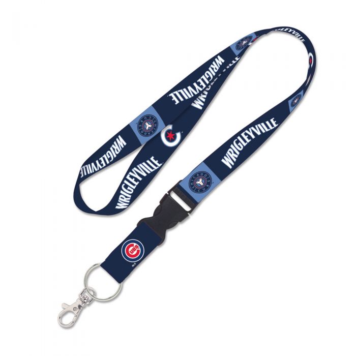 Chicago Cubs City Connect Wrigleyville 1" Lanyard