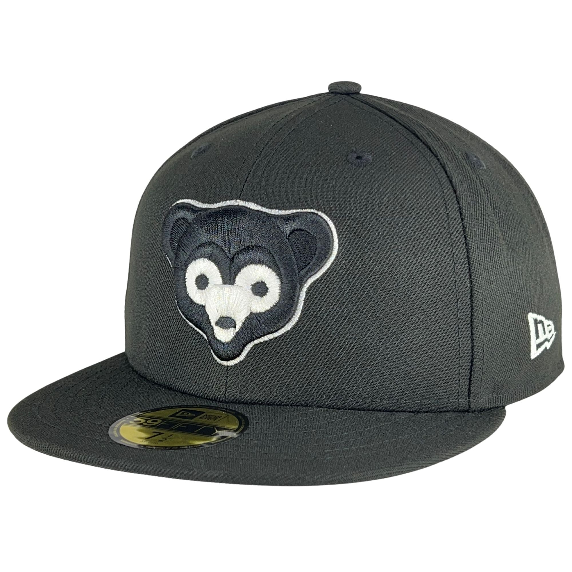 Chicago cubs cheap fitted hat black