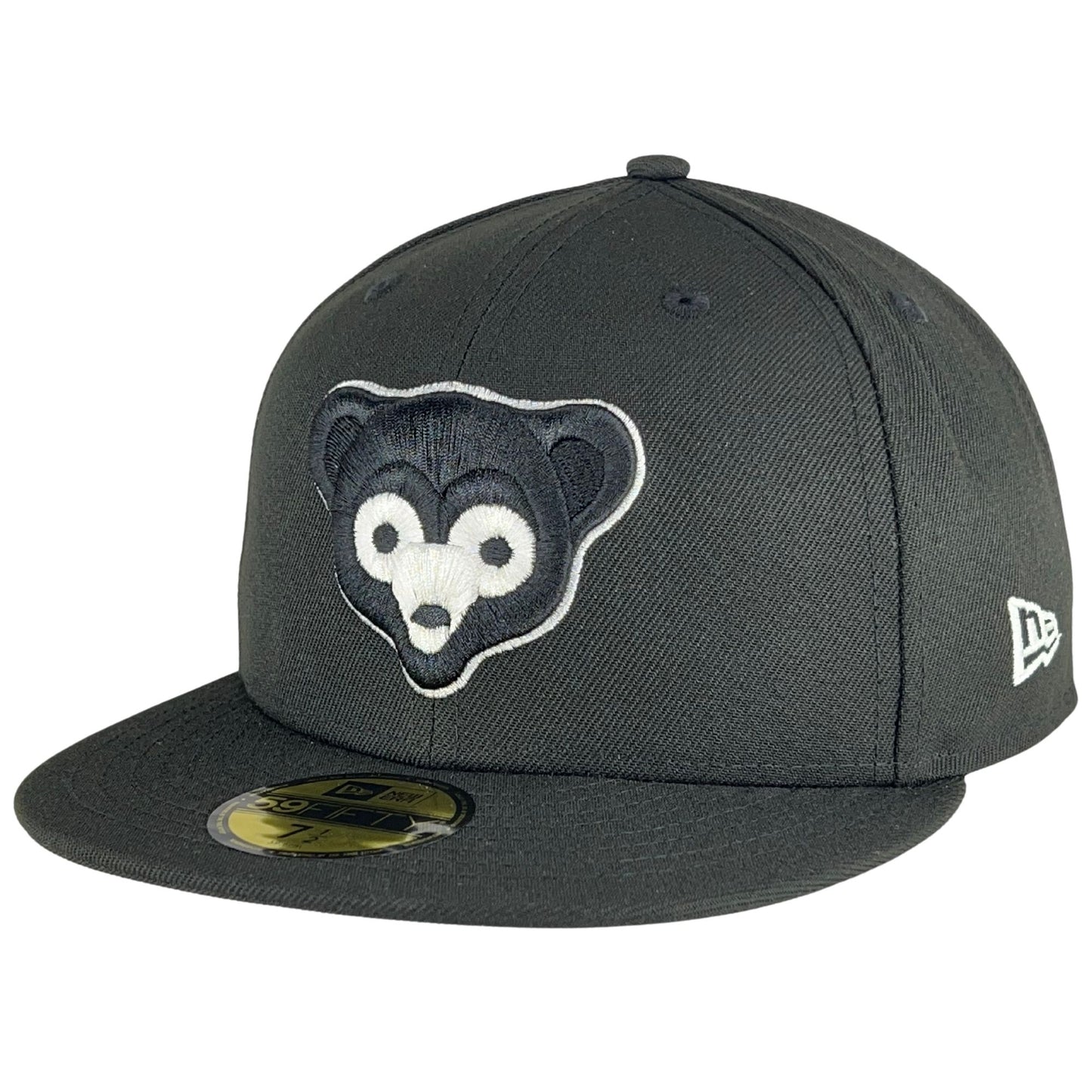 Chicago Cubs 1962 - 1971 Logo Black New Era 59FIFTY Fitted Hat