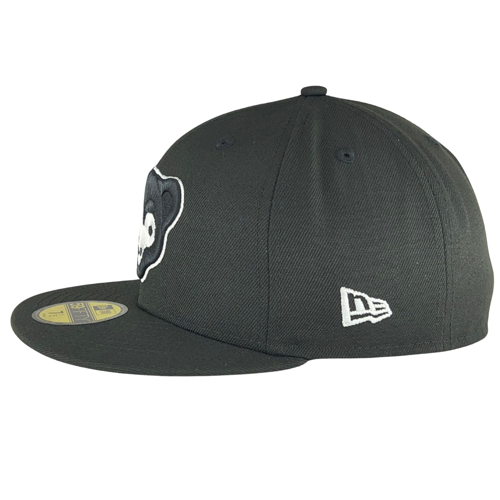 Chicago Cubs 1962 - 1971 Logo Black New Era 59FIFTY Fitted Hat