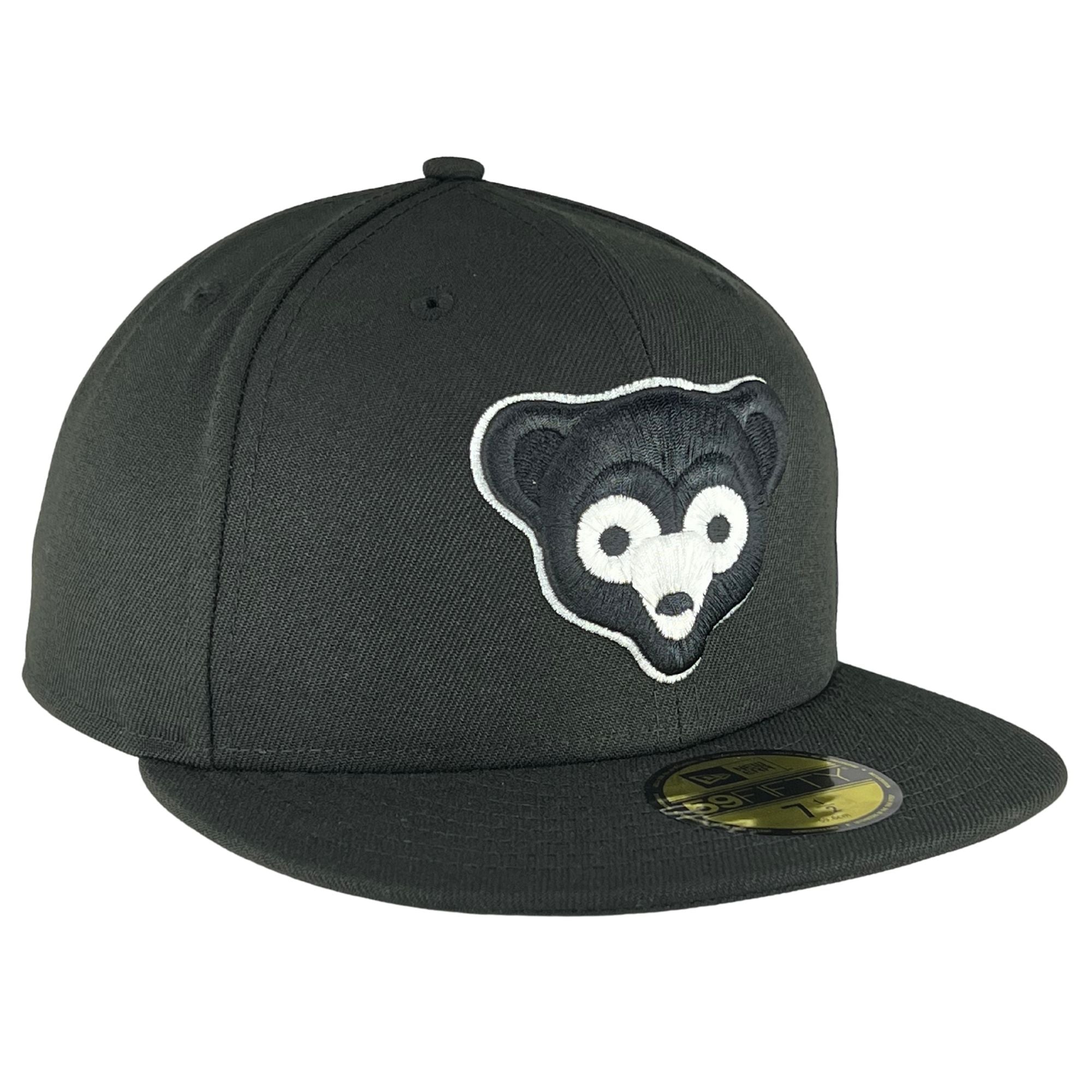 Chicago Cubs 1962 - 1971 Logo Black New Era 59FIFTY Fitted Hat