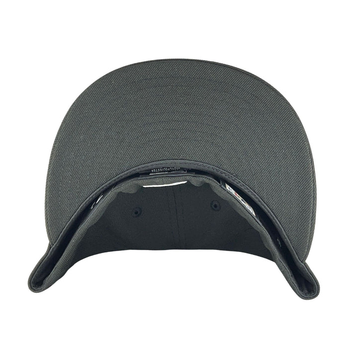 New Era MESH-BACK 59FIFTY-BLANK Black-White Fitted Hat