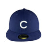 Chicago Cubs Navy/White Logo New Era 59FIFTY Fitted Hat