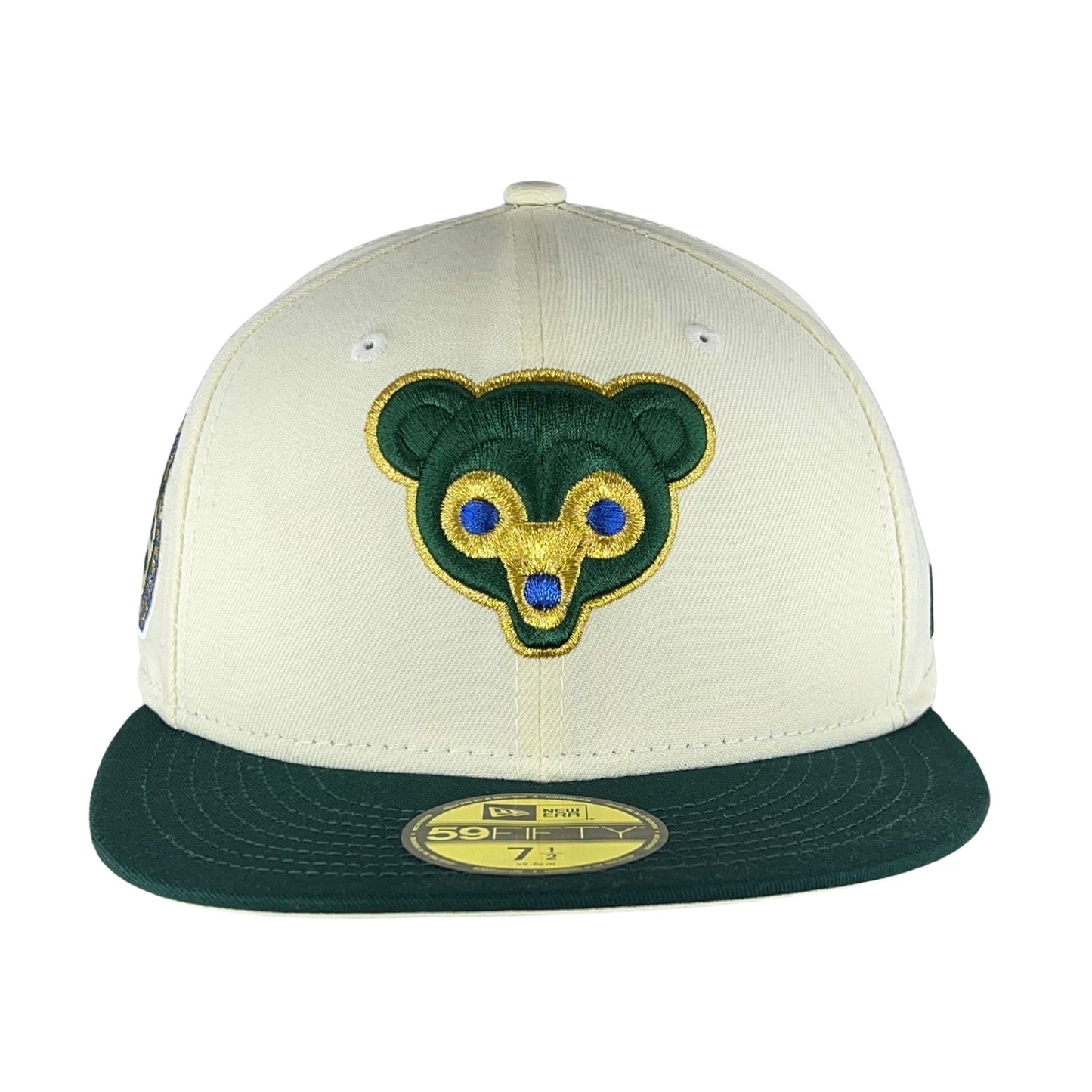 Chicago Cubs Chrome Green 1962 - 1971 Logo W/1962 ASG Patch New Era 59FIFTY Fitted Hat