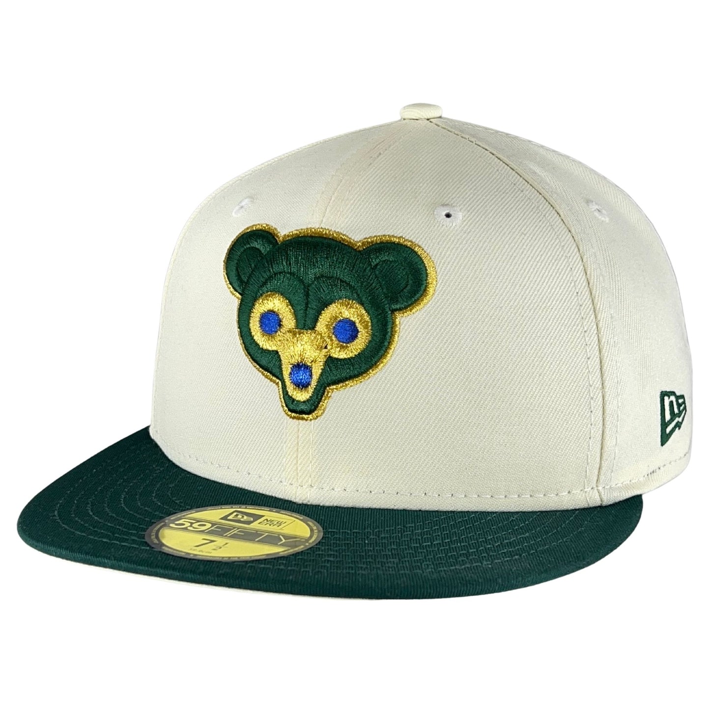 Chicago Cubs Chrome Green 1962 - 1971 Logo W/1962 ASG Patch New Era 59FIFTY Fitted Hat