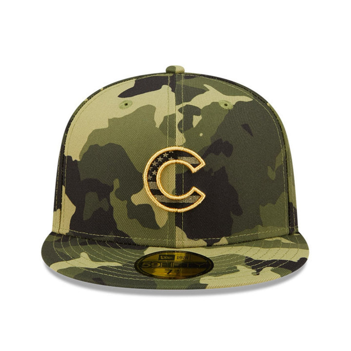 MLB New Era 2022 Armed Forces Day On-Field 59FIFTY Fitted Hat - Camo