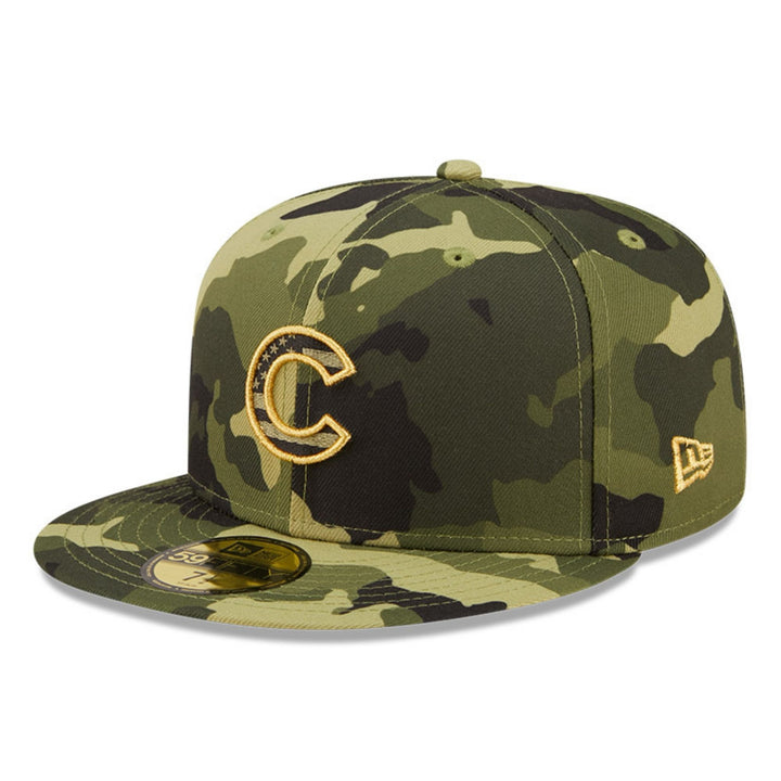 MLB New Era 2022 Armed Forces Day On-Field 59FIFTY Fitted Hat - Camo