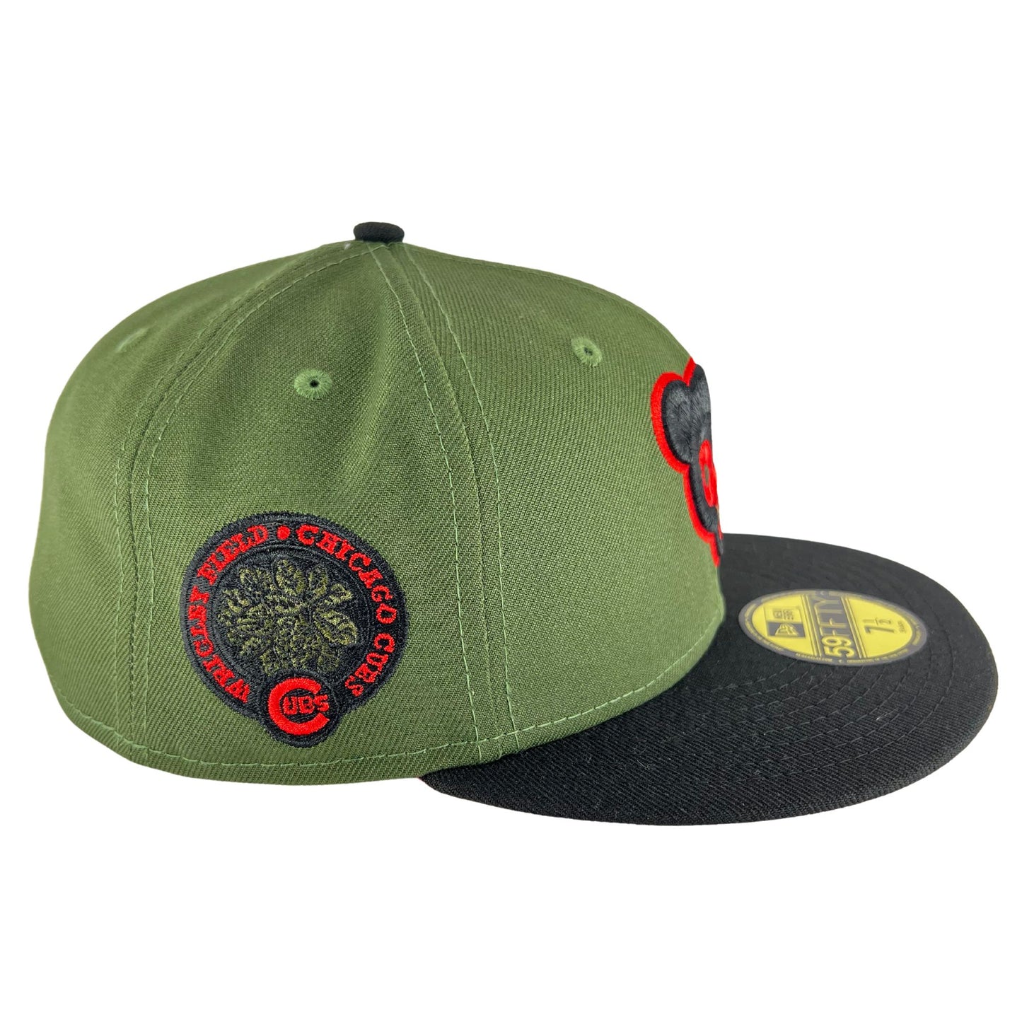 Chicago Cubs Rifle Green/Black New Era 59FIFTY Fitted Hat