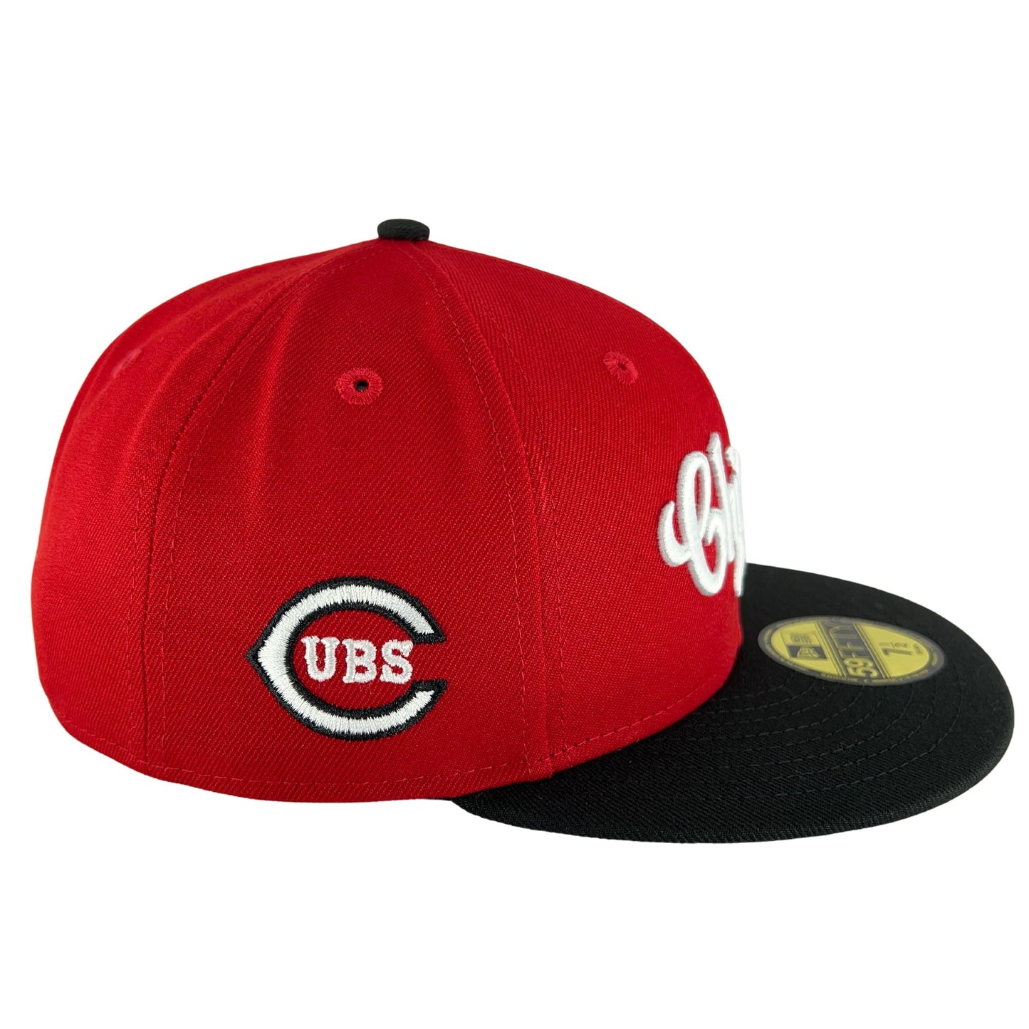 Chicago Cubs Red/Black/Green UV Script New Era 59FIFTY Fitted Hat