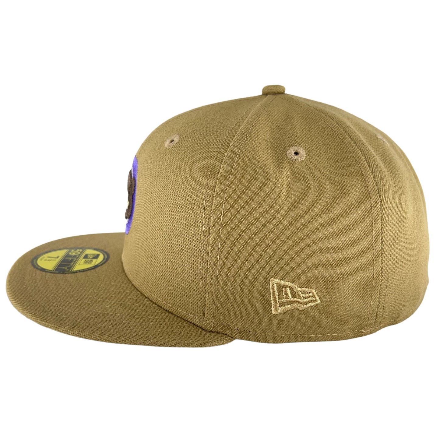 Chicago Cubs Khaki/Purple/Purple UV New Era 59FIFTY Fitted Hat