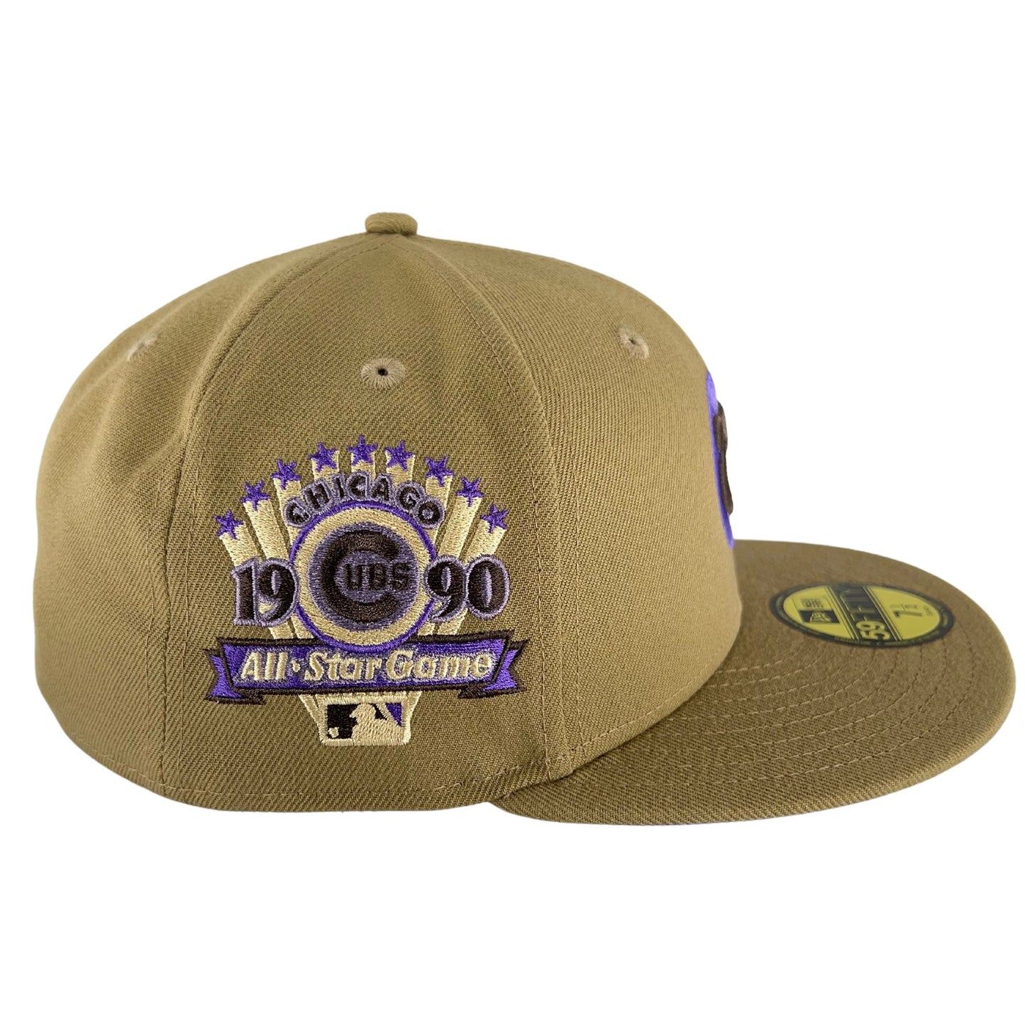 Chicago Cubs Khaki/Purple/Purple UV New Era 59FIFTY Fitted Hat