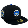 Chicago Cubs Black/Silver/Royal UV New Era 59FIFTY Fitted Hat