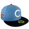 Chicago Cubs Sky/Black/Gray UV New Era 59FIFTY Fitted Hat