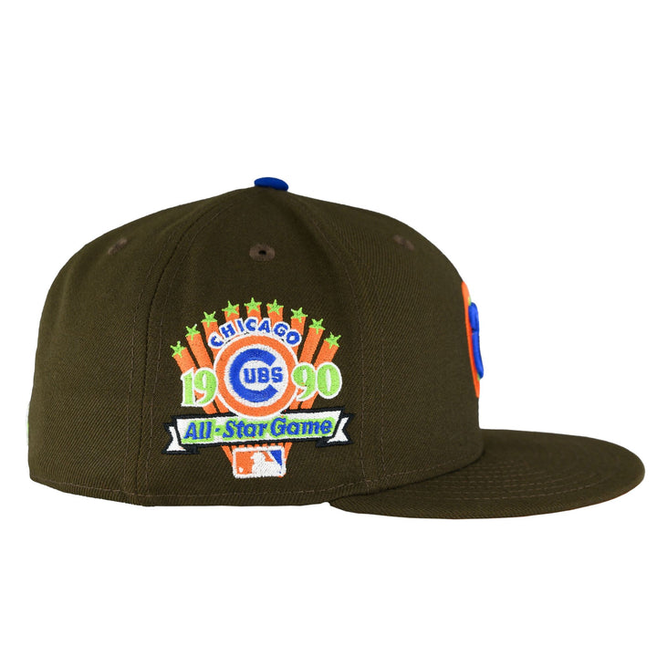 New @neweracap MLB fitted Chicago cubs 2Tone Gold and rust orange