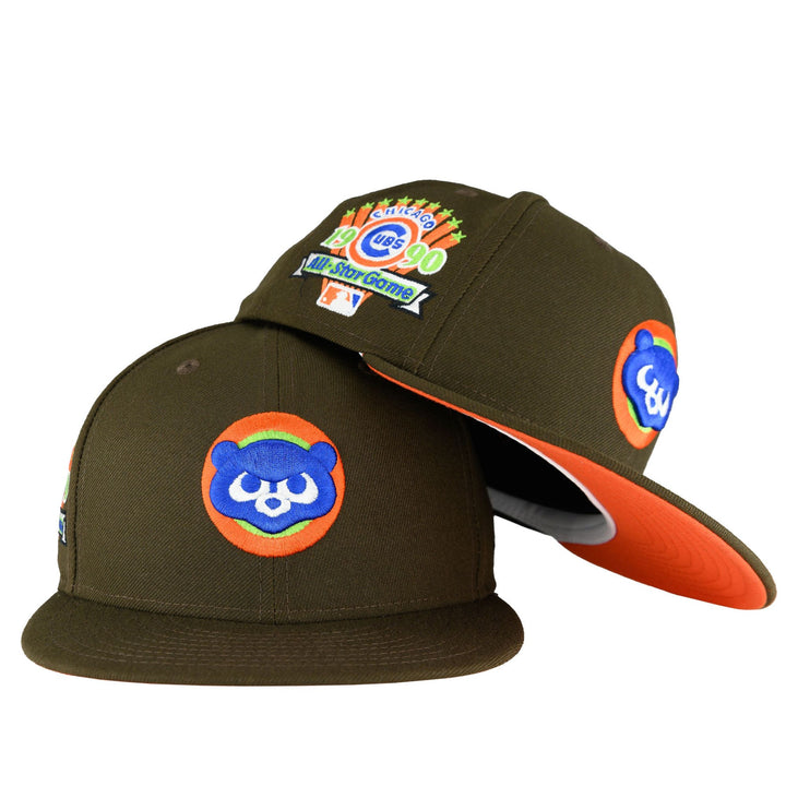 Walnut Orange New Era 59FIFTY Fitted Hat 7 1/4