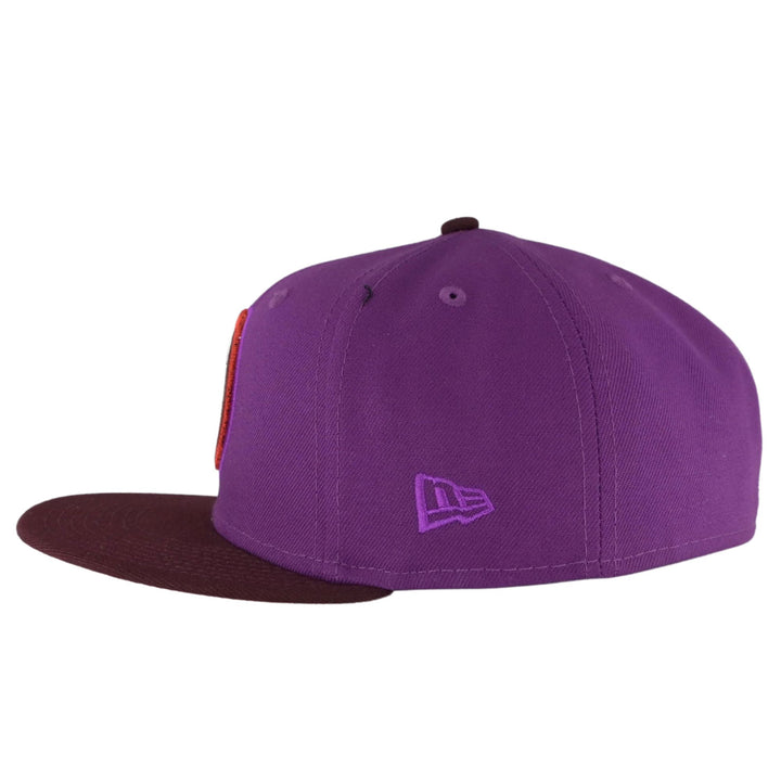 Chicago Cubs Grape Maroon New Era 59FIFTY Fitted Hat