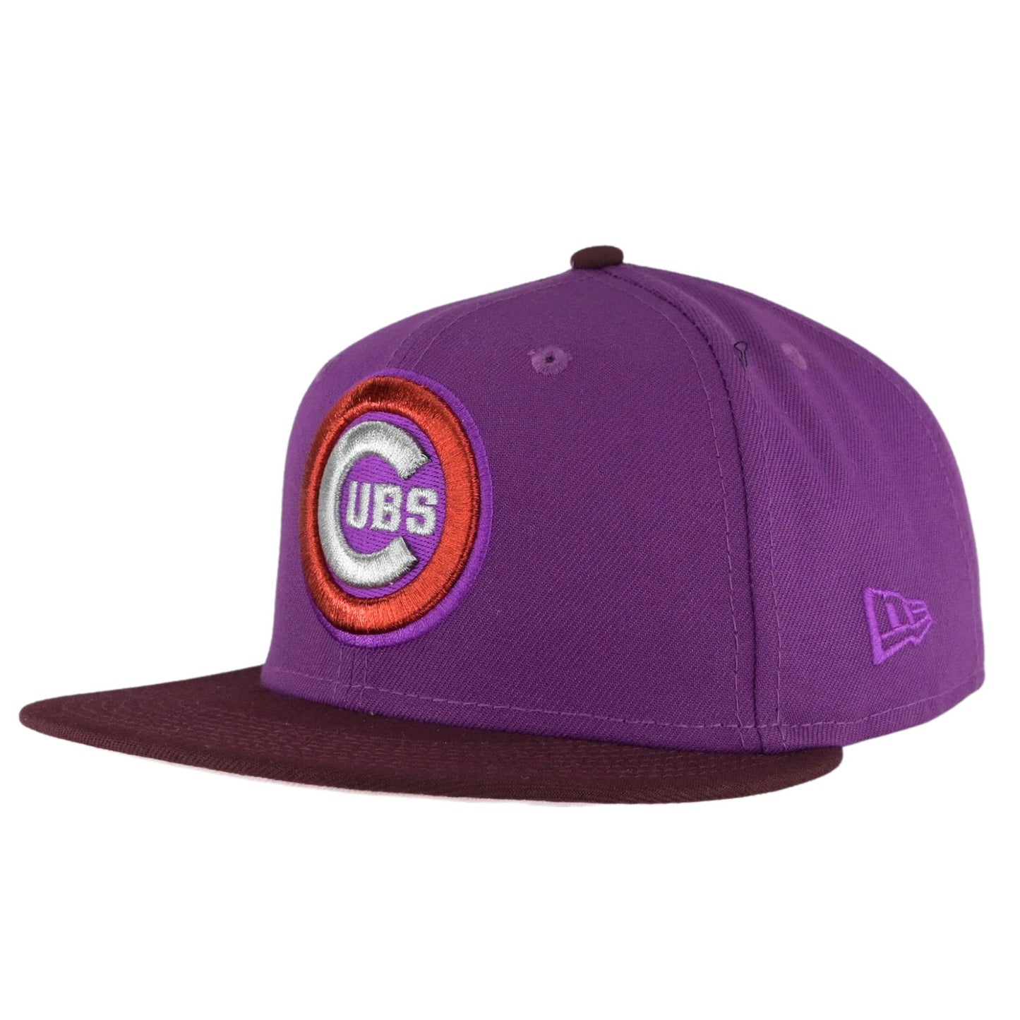 Chicago Cubs Grape Maroon New Era 59FIFTY Fitted Hat